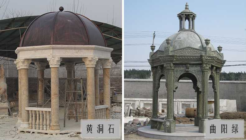 歐式景觀亭子，石雕大理石亭子，河北涼亭廠家