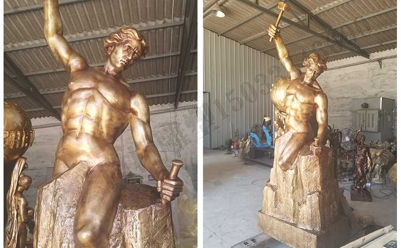 雕刻自我人物雕塑，銅雕刻自我雕塑，自我雕刻人物銅雕塑