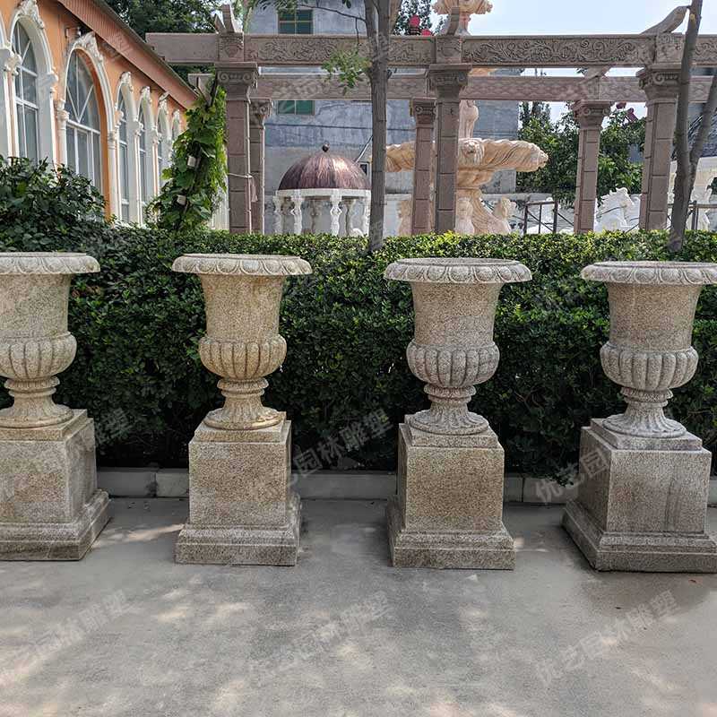 花園景觀花盆，花崗巖花盆