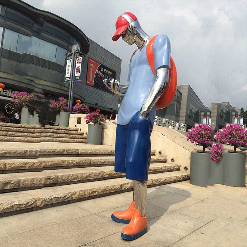 不銹鋼人物雕塑，不銹鋼雕塑工廠