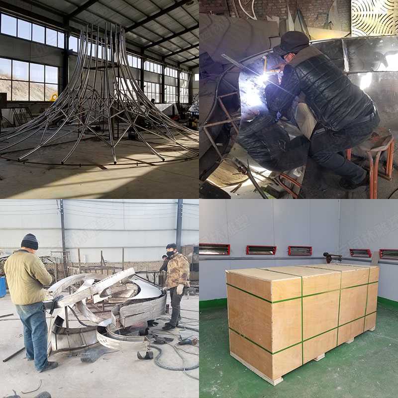 不銹鋼雕塑廠家，景觀雕塑定制